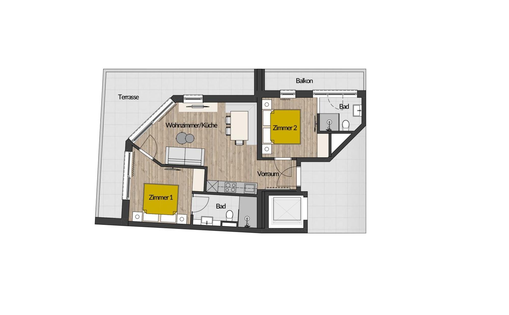 Apartament Myalps Oetztal Inklusive Wellness Umhausen Pokój zdjęcie