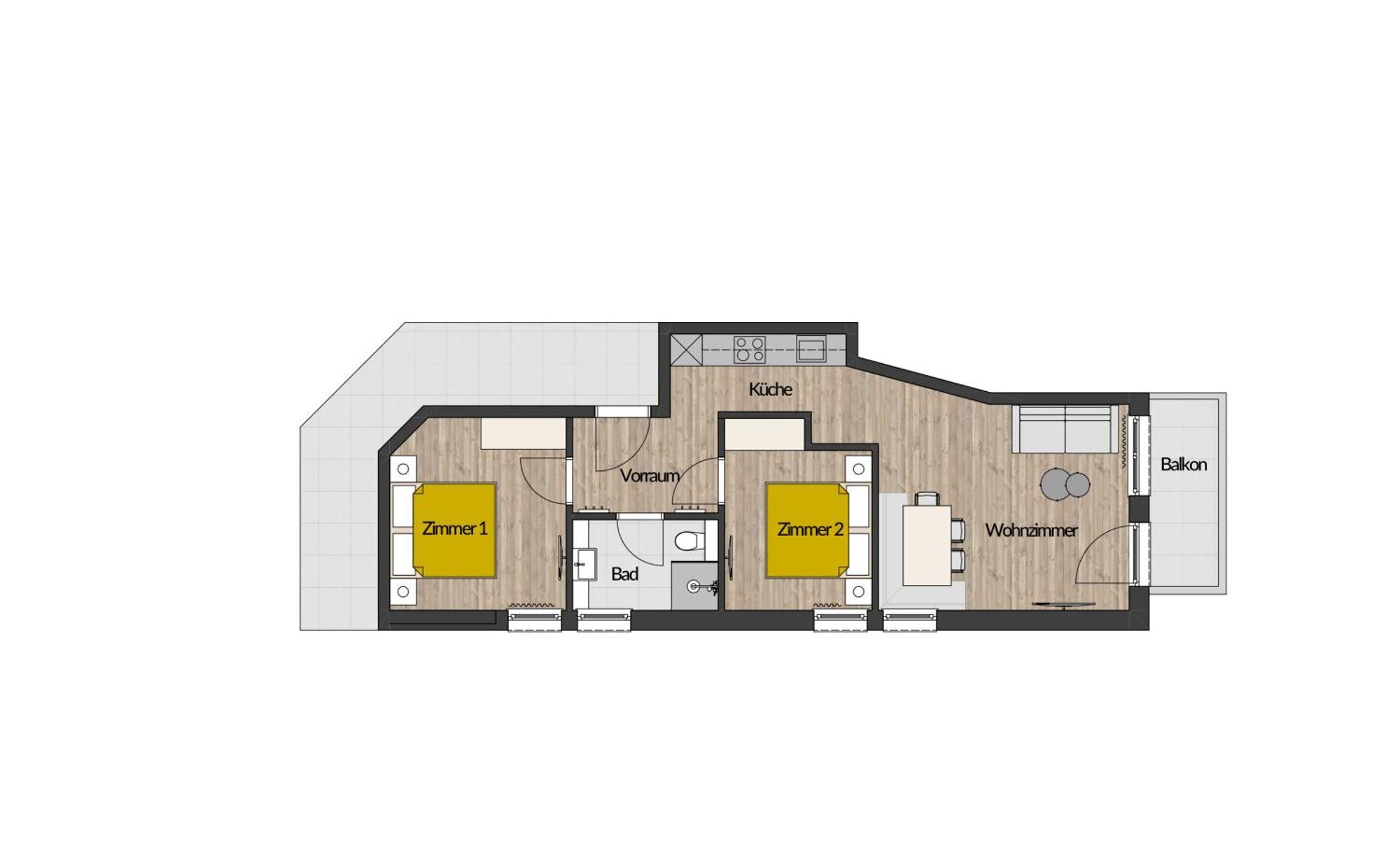 Apartament Myalps Oetztal Inklusive Wellness Umhausen Pokój zdjęcie
